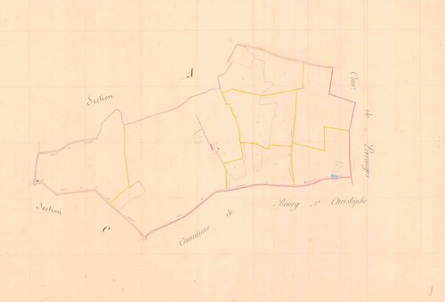 Faramans - 3 P 6082 - 3 P 6082 -  Section B  (1839)
