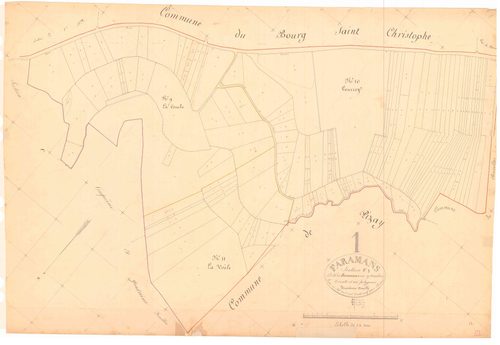 Faramans - 3 P 6092 - 3 P 6092 -  Feuille 3  (1839)