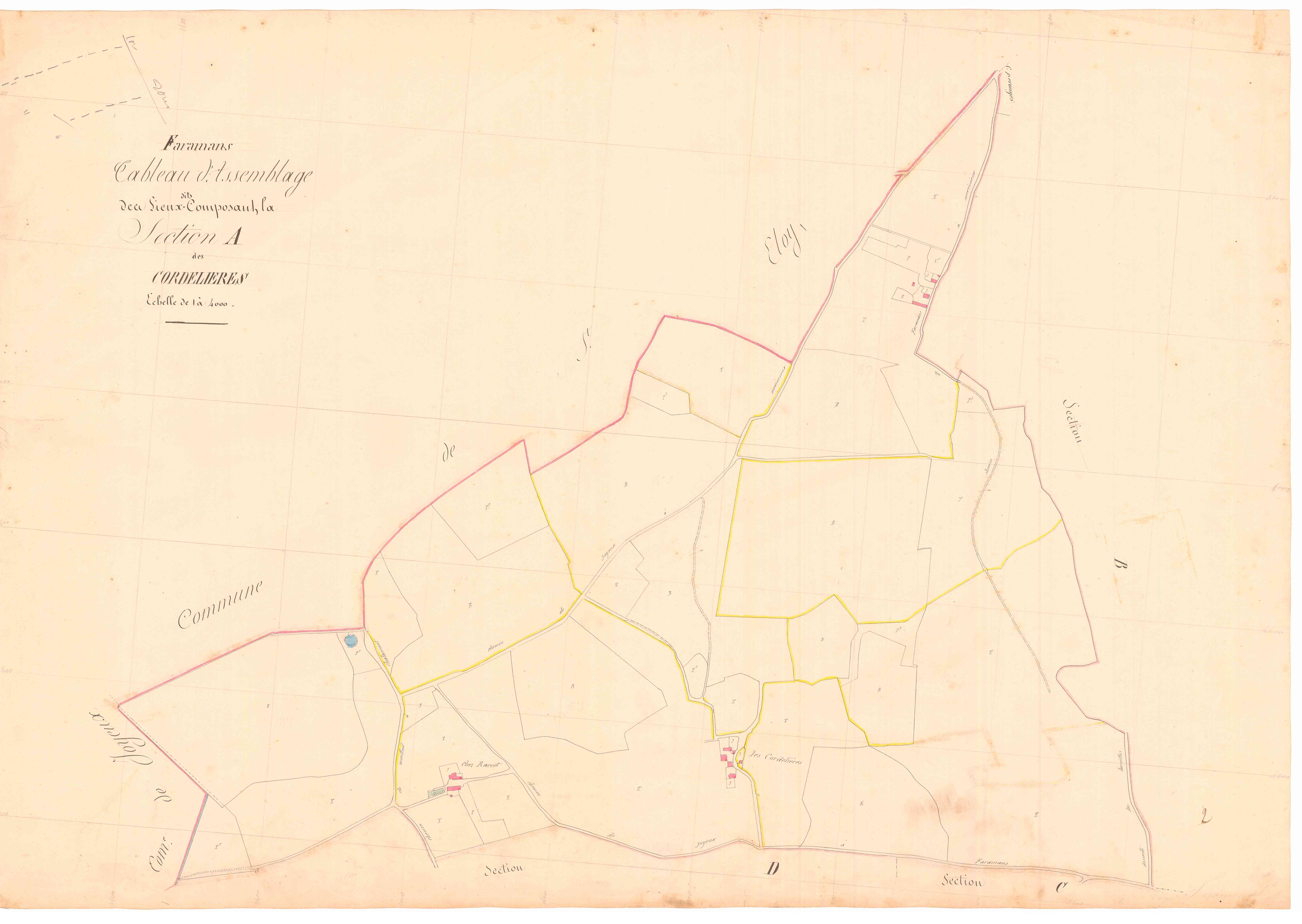 Faramans - 3 P 6081 - 3 P 6081 -  Section A  (1839)