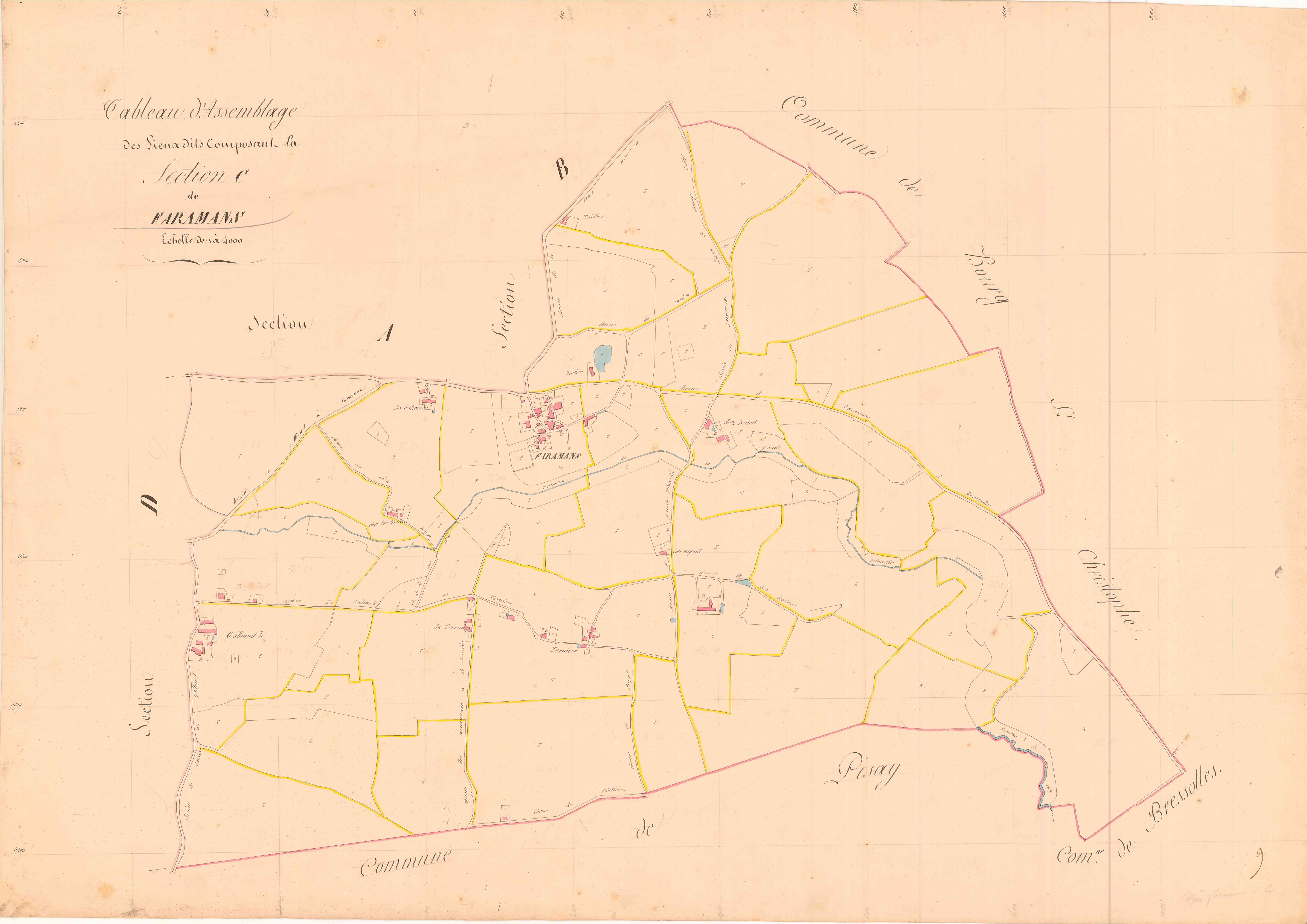 Faramans - 3 P 6083 - 3 P 6083 -  Section C  (1839)
