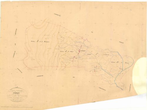 Farges - 3 P 6107 - 3 P 6107 -  Tableau d'assemblage  (1846)