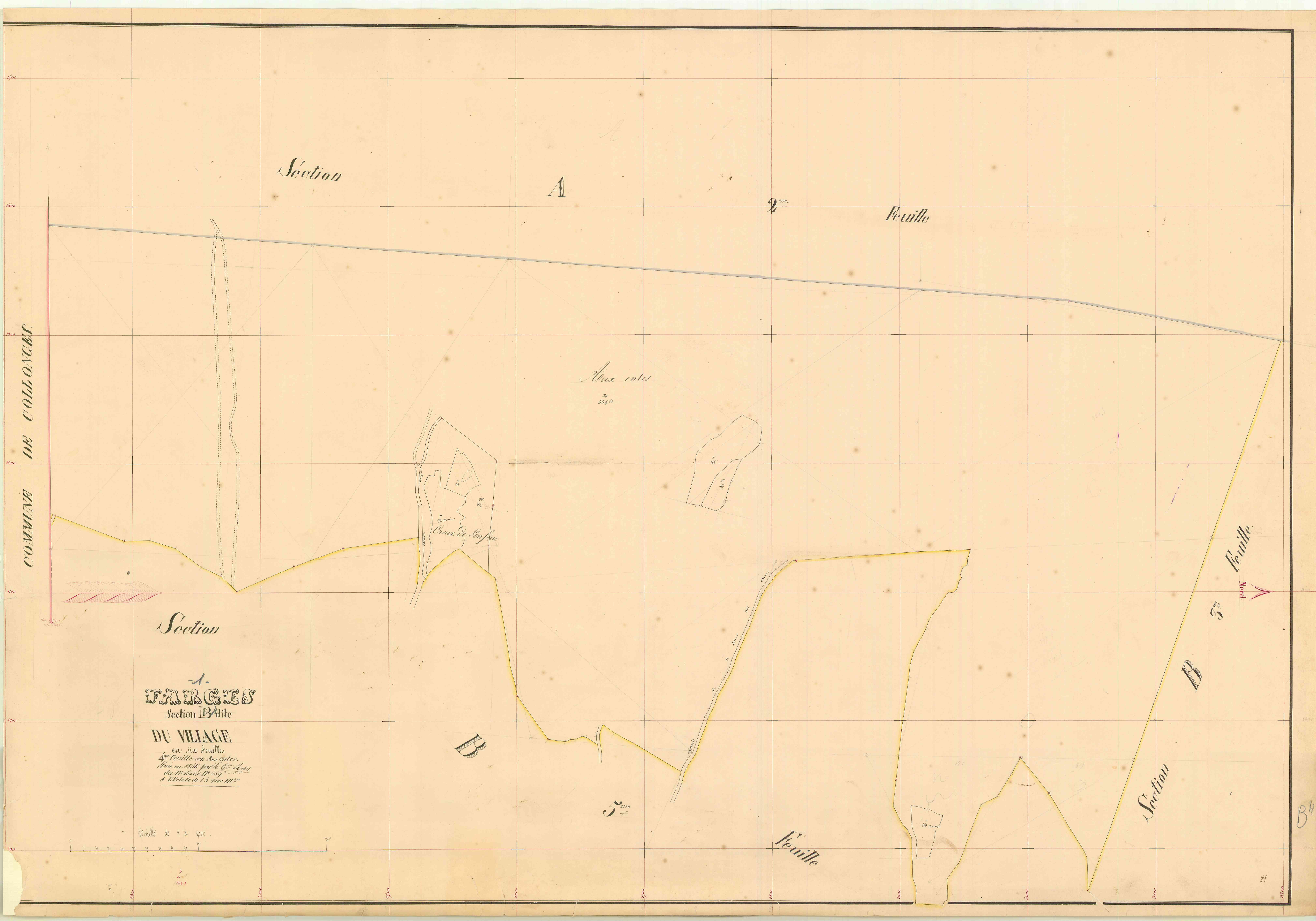Farges - 3 P 6117 - 3 P 6117 -  Feuille 4  (1846)