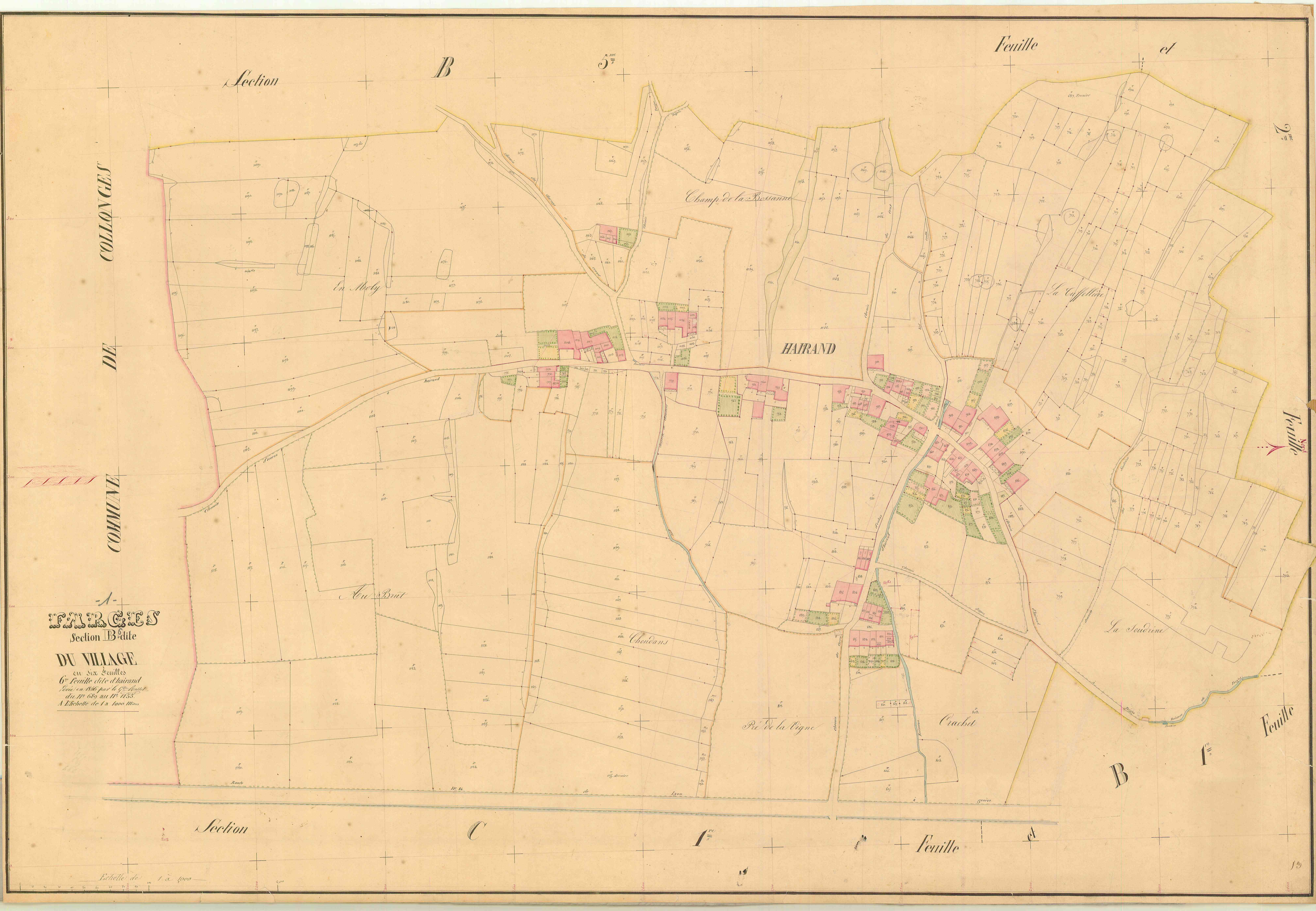Farges - 3 P 6119 - 3 P 6119 -  Feuille 6  (1846)