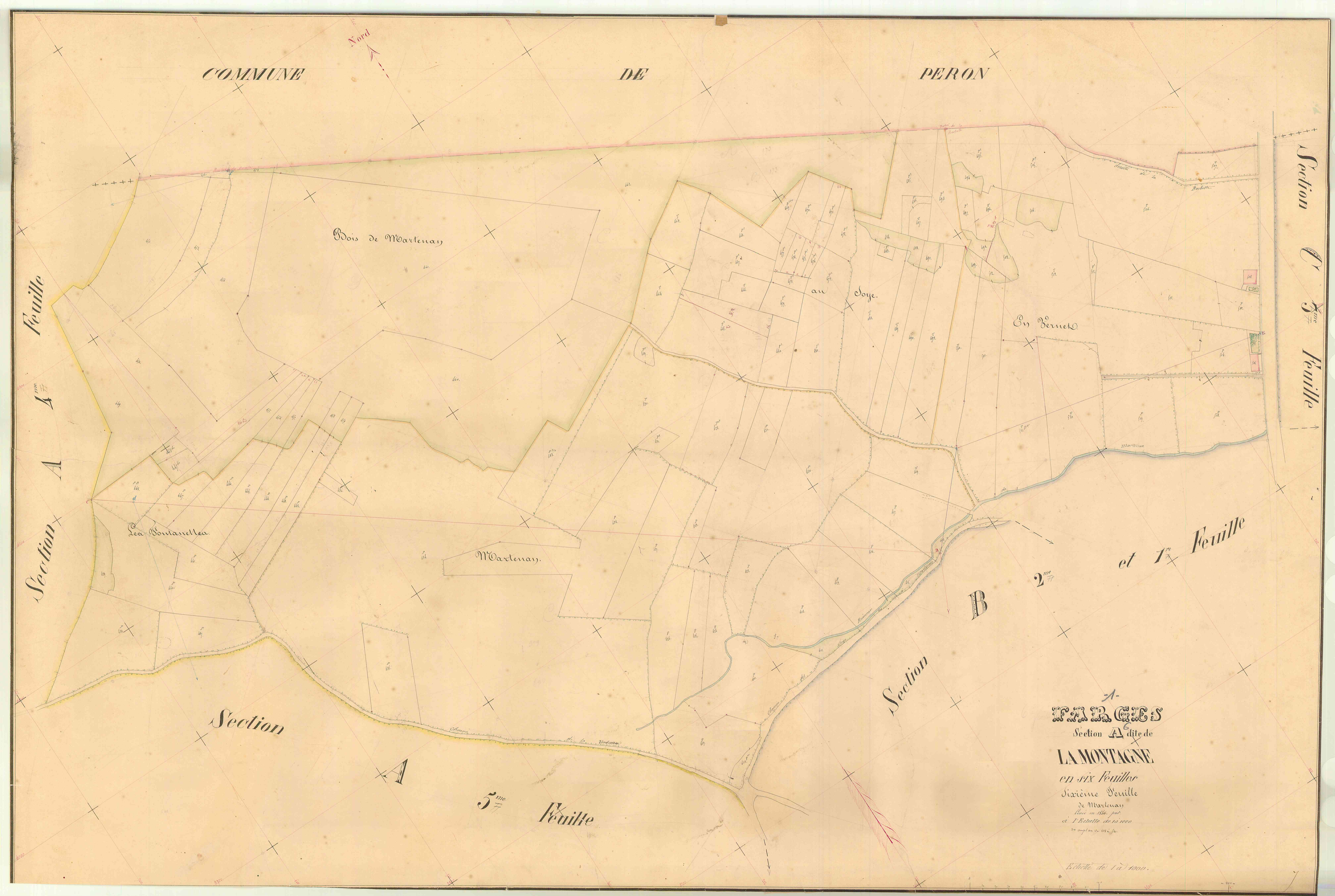 Farges - 3 P 6113 - 3 P 6113 -  Feuille 6  (1846)