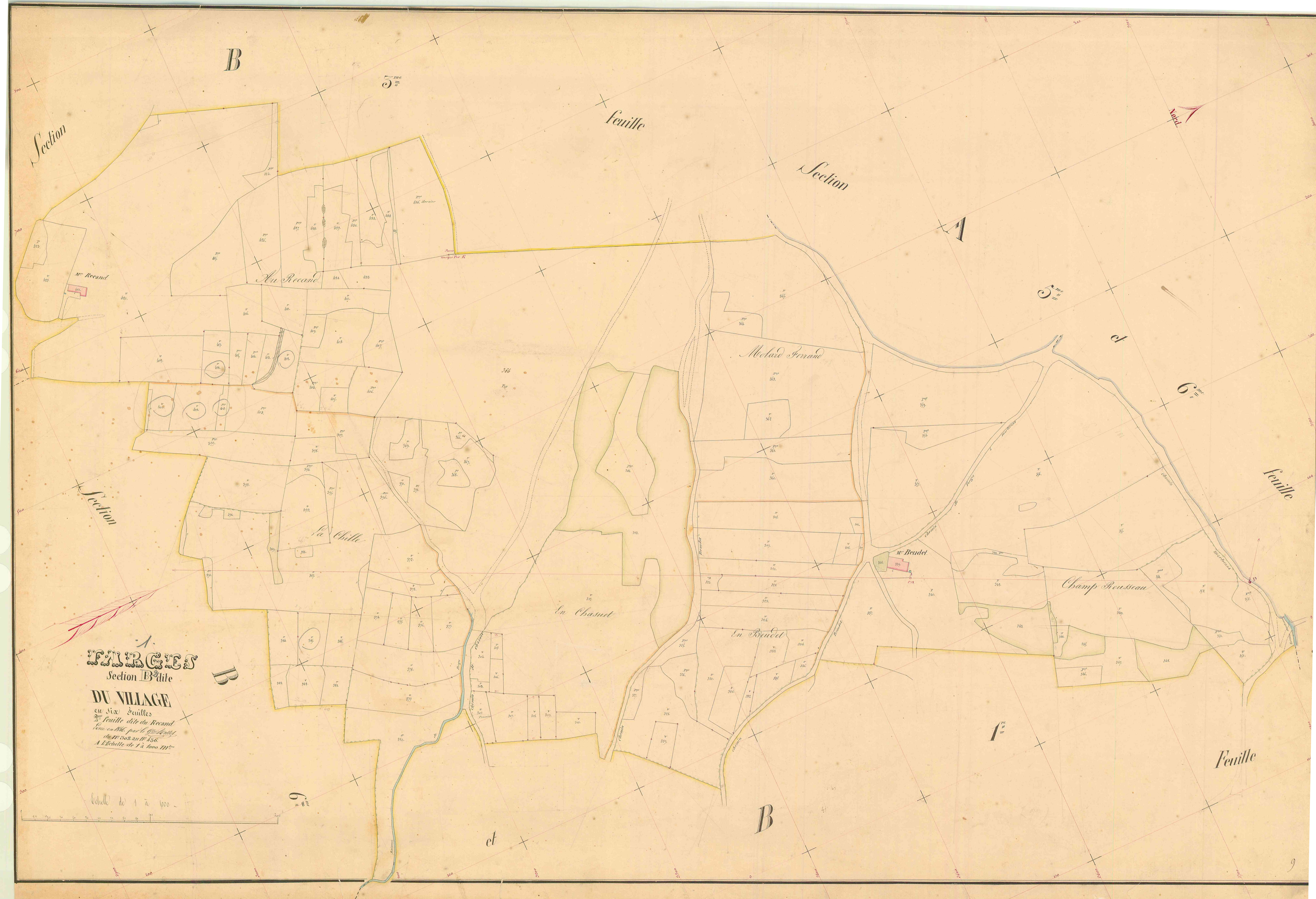 Farges - 3 P 6115 - 3 P 6115 -  Feuille 2  (1846)