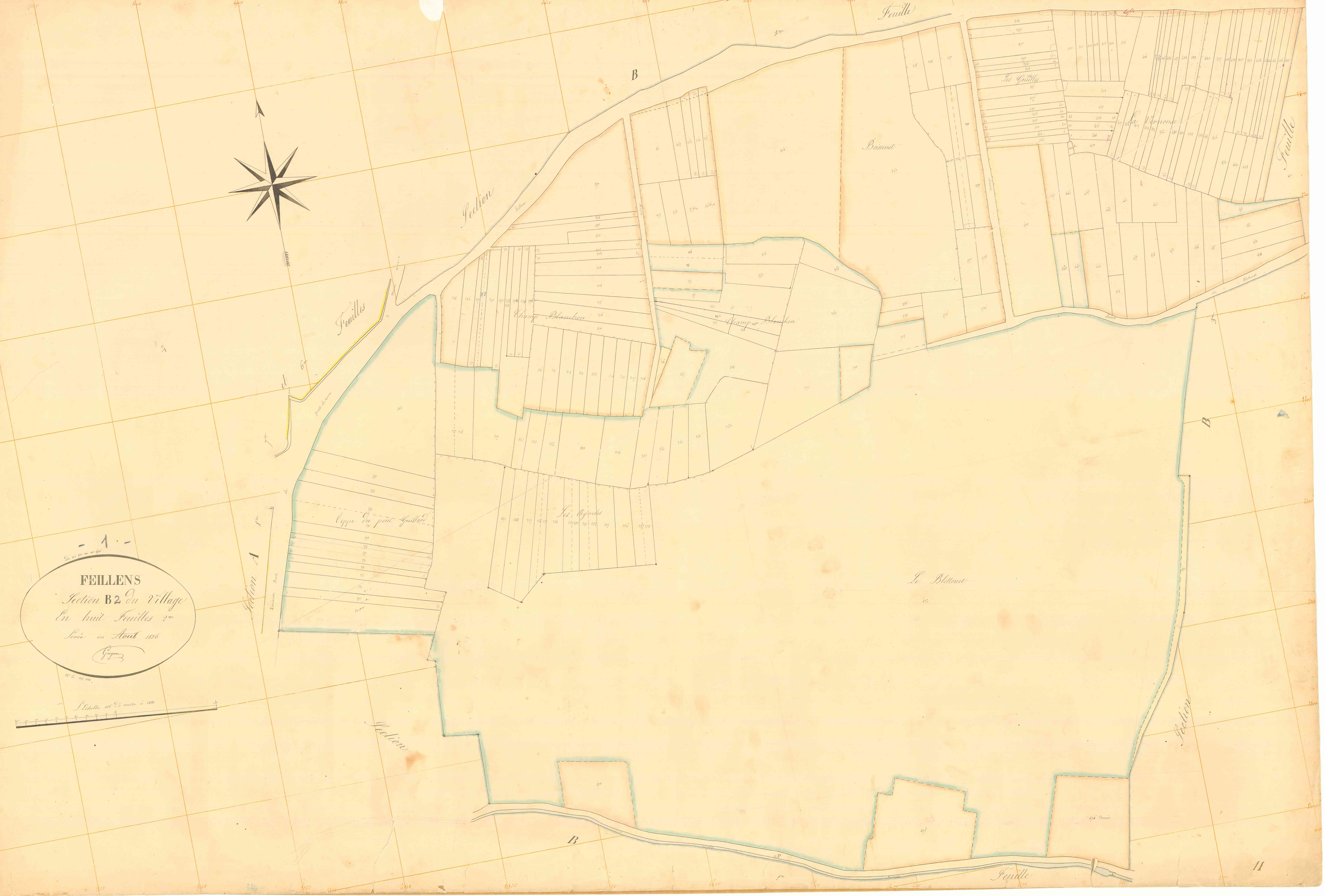 Feillens - 3 P 6145 - 3 P 6145 - Feuille 2 (1836)