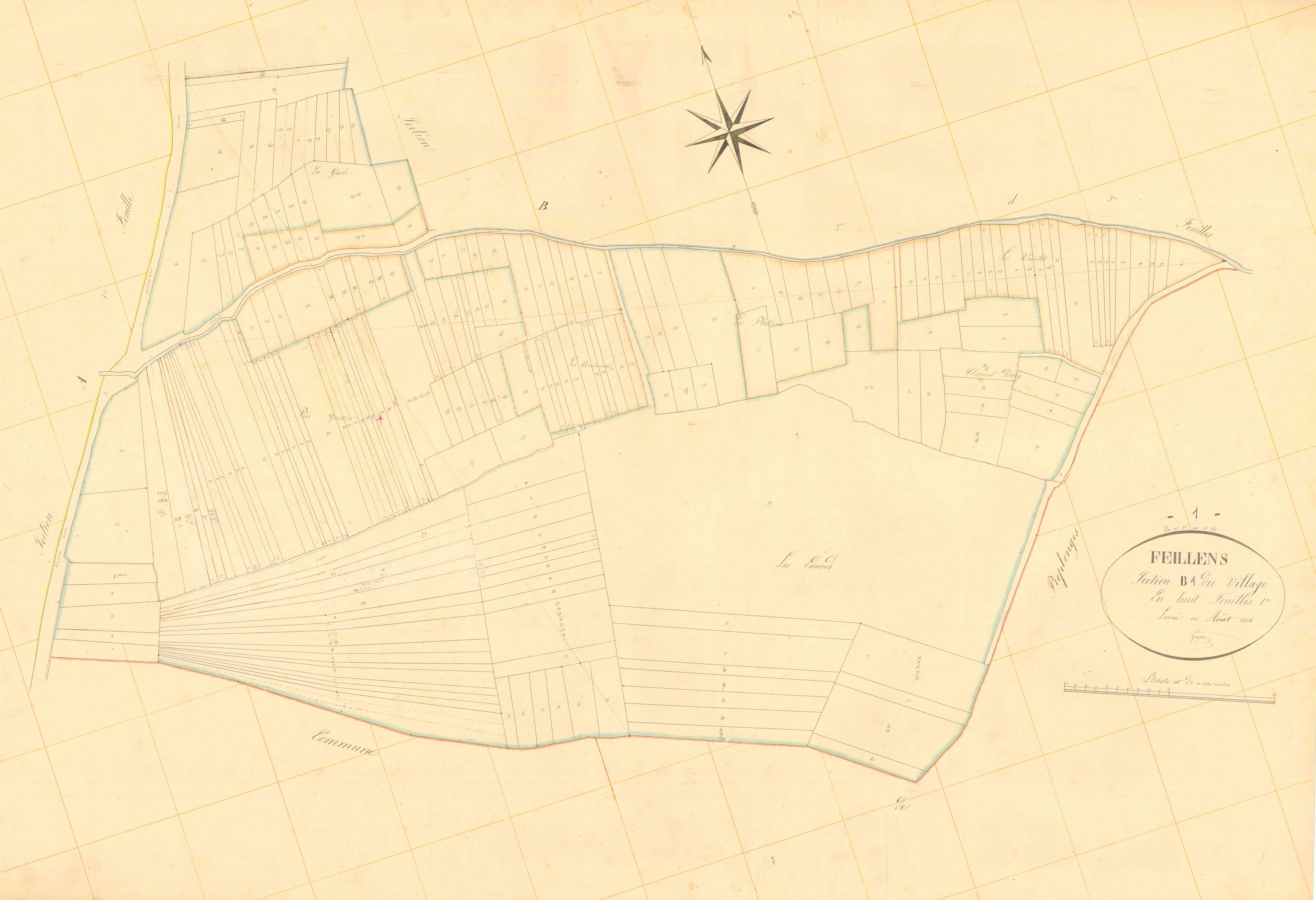 Feillens - 3 P 6144 - 3 P 6144 - Feuille 1 (1836)