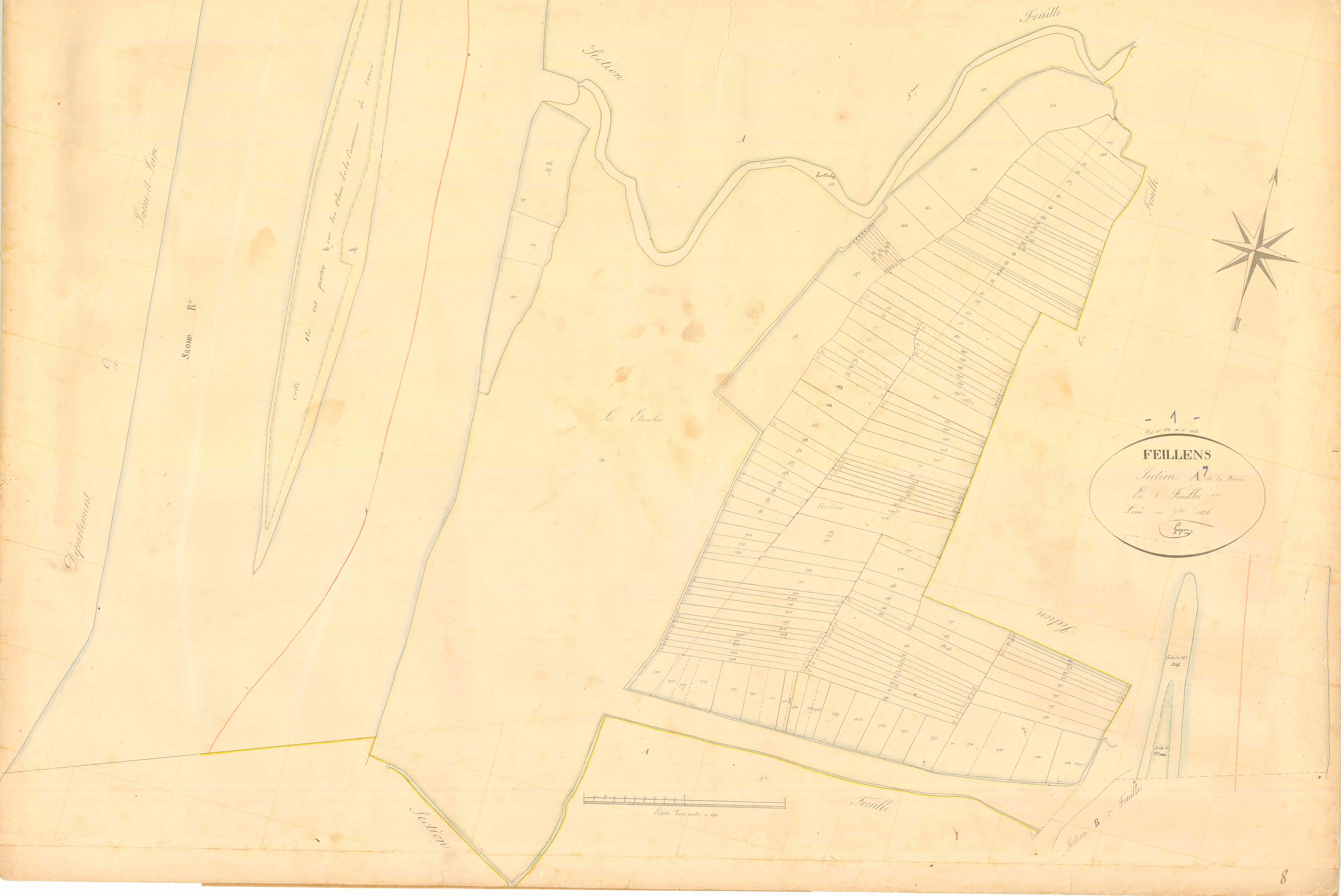 Feillens - 3 P 6142 - 3 P 6142 - Feuille 7 (1836)