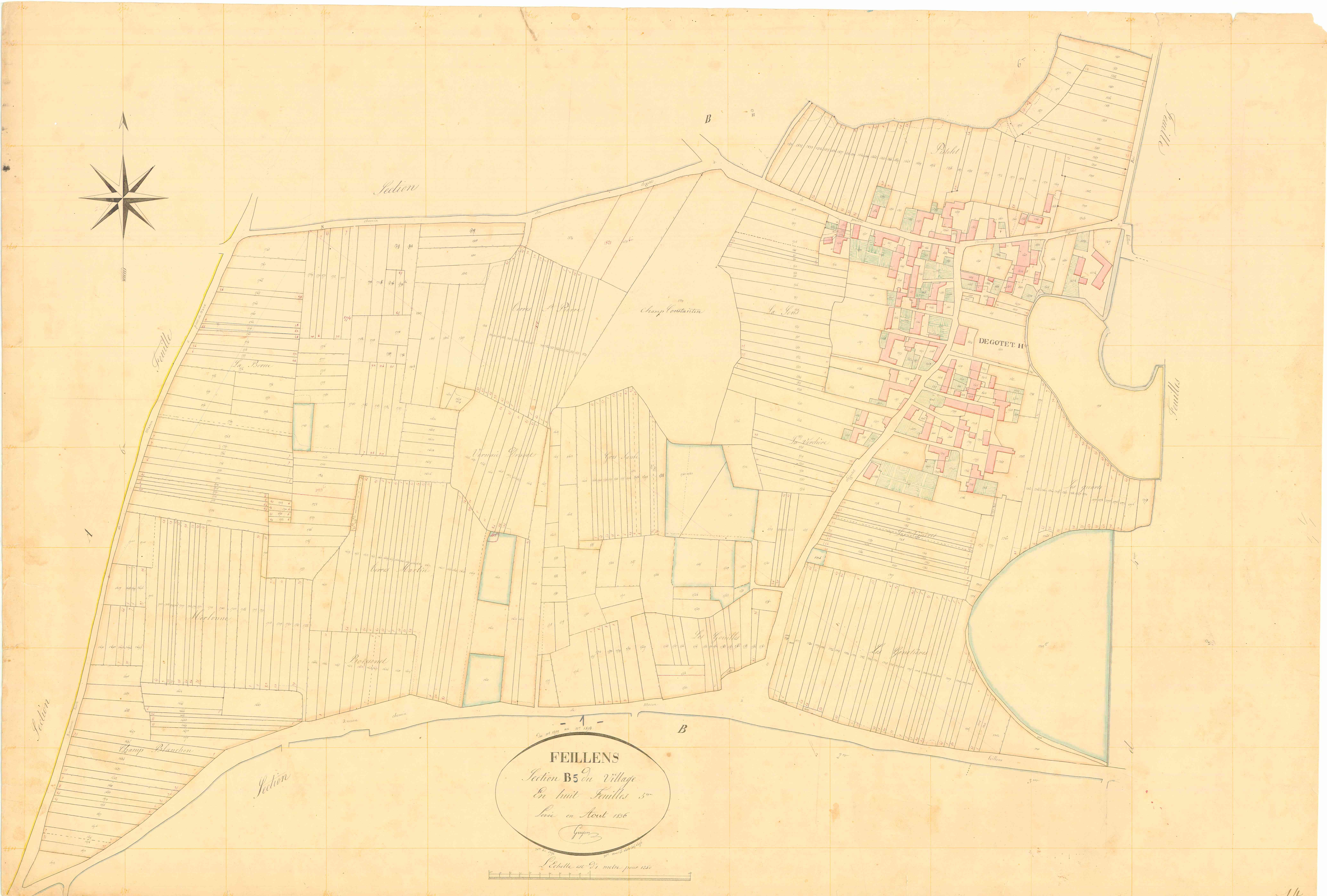Feillens - 3 P 6148 - 3 P 6148 - Feuille 5 (1836)