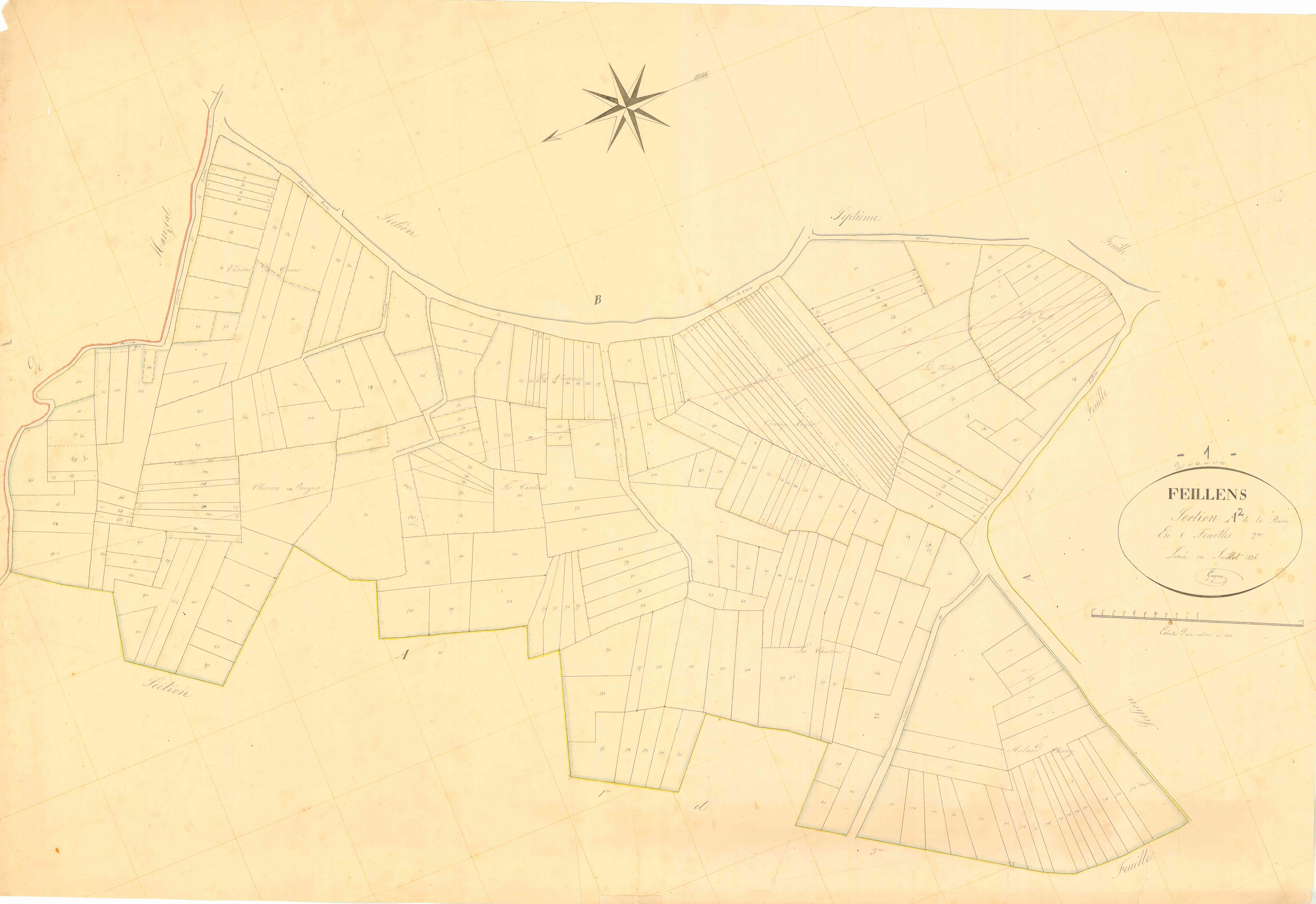 Feillens - 3 P 6137 - 3 P 6137 - Feuille 2 (1836)