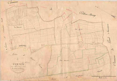 Ferney-Voltaire - 3 P 6465 - 3 P 6465 -  Feuille 3  (1844)