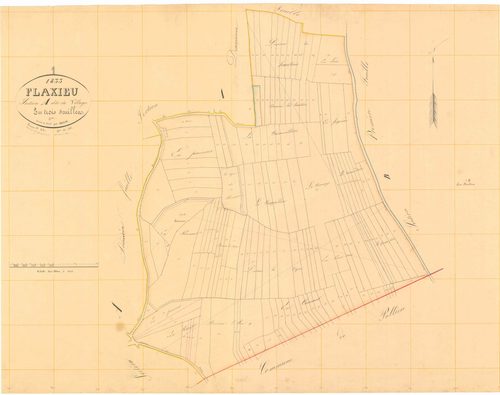 Flaxieu - 3 P 6177 - 3 P 6177 -  Feuille 3  (1833)