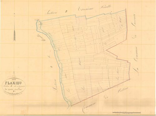 Flaxieu - 3 P 6181 - 3 P 6181 -  Feuille 4  (1833)