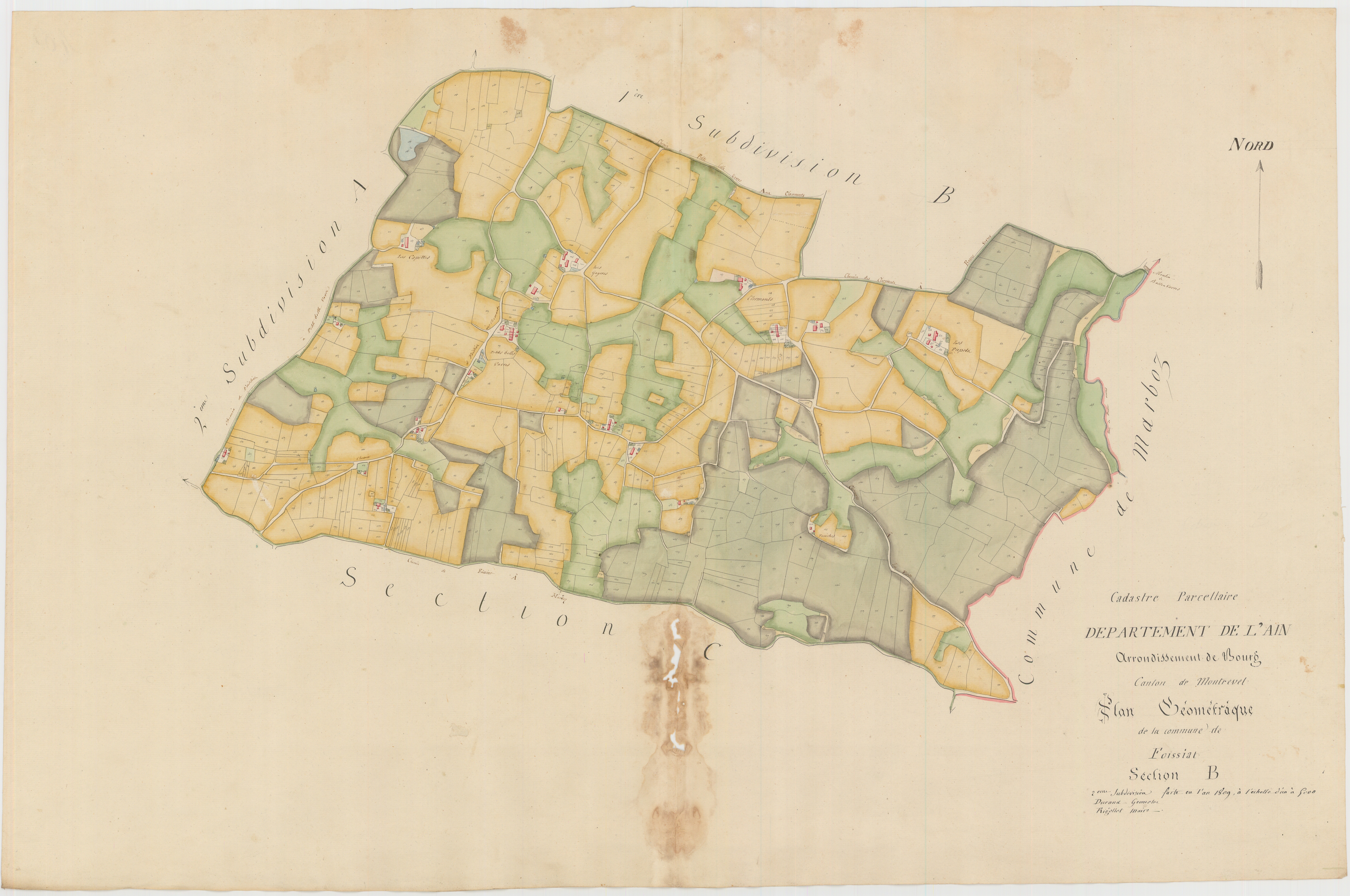 Foissiat - 3 P 10128-6 - 3 P 10128-6 -  Feuille 2  (1809)