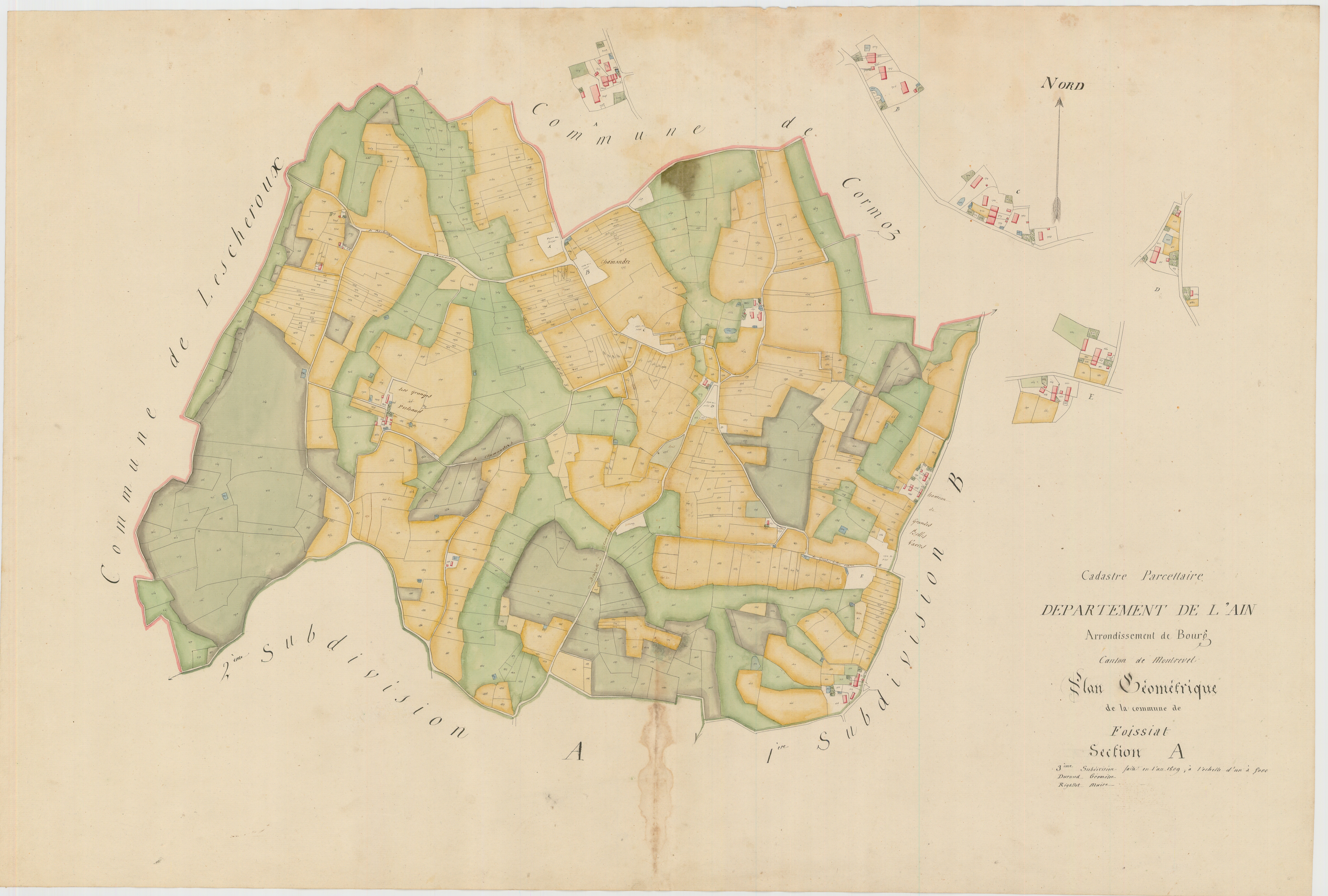 Foissiat - 3 P 10128-4 - 3 P 10128-4 -  Feuille 3  (1809)