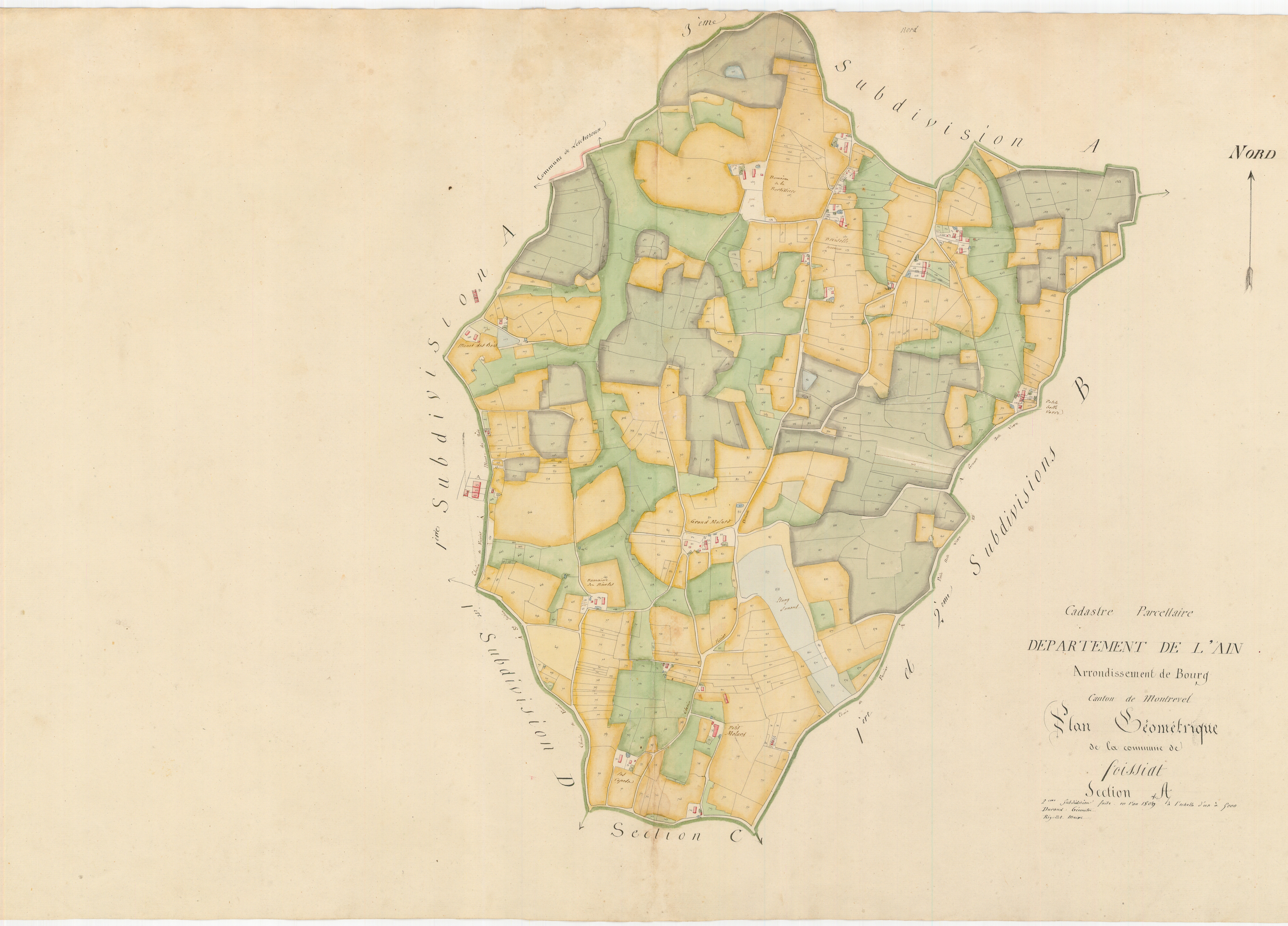 Foissiat - 3 P 10128-3 - 3 P 10128-3 - Feuille 2 (1809)
