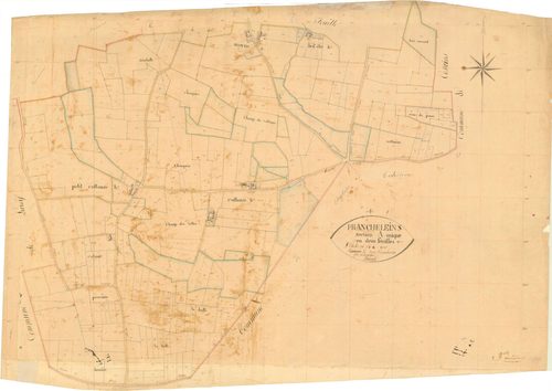 Francheleins - 3 P 6201 - 3 P 6201 -  Feuille 2  (1831)