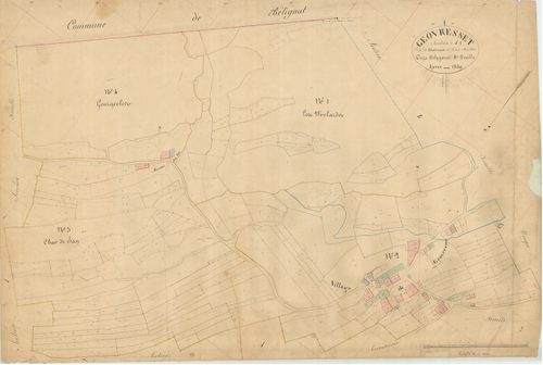 Géovreisset - 3 P 6222 - 3 P 6222 -  Feuille 1  (1839)