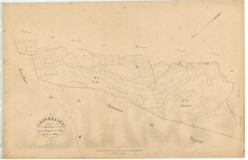 Géovreisset - 3 P 6224 - 3 P 6224 -  Feuille 3  (1839)