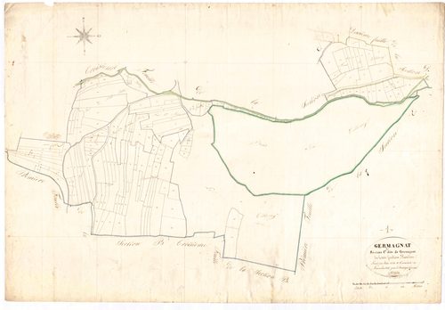 Germagnat - 3 P 6240 - 3 P 6240 -  Feuille 2  (1824)