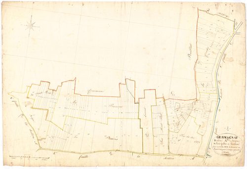 Germagnat - 3 P 6235 - 3 P 6235 -  Feuille 3  (1824)