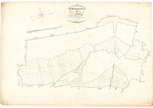 Germagnat - 3 P 6238 - 3 P 6238 -  Feuille 3  (1824)