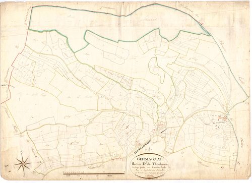 Germagnat - 3 P 6244 - 3 P 6244 -  Feuille 3  (1824)