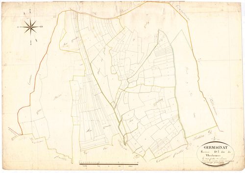 Germagnat - 3 P 6242 - 3 P 6242 -  Feuille 1  (1824)