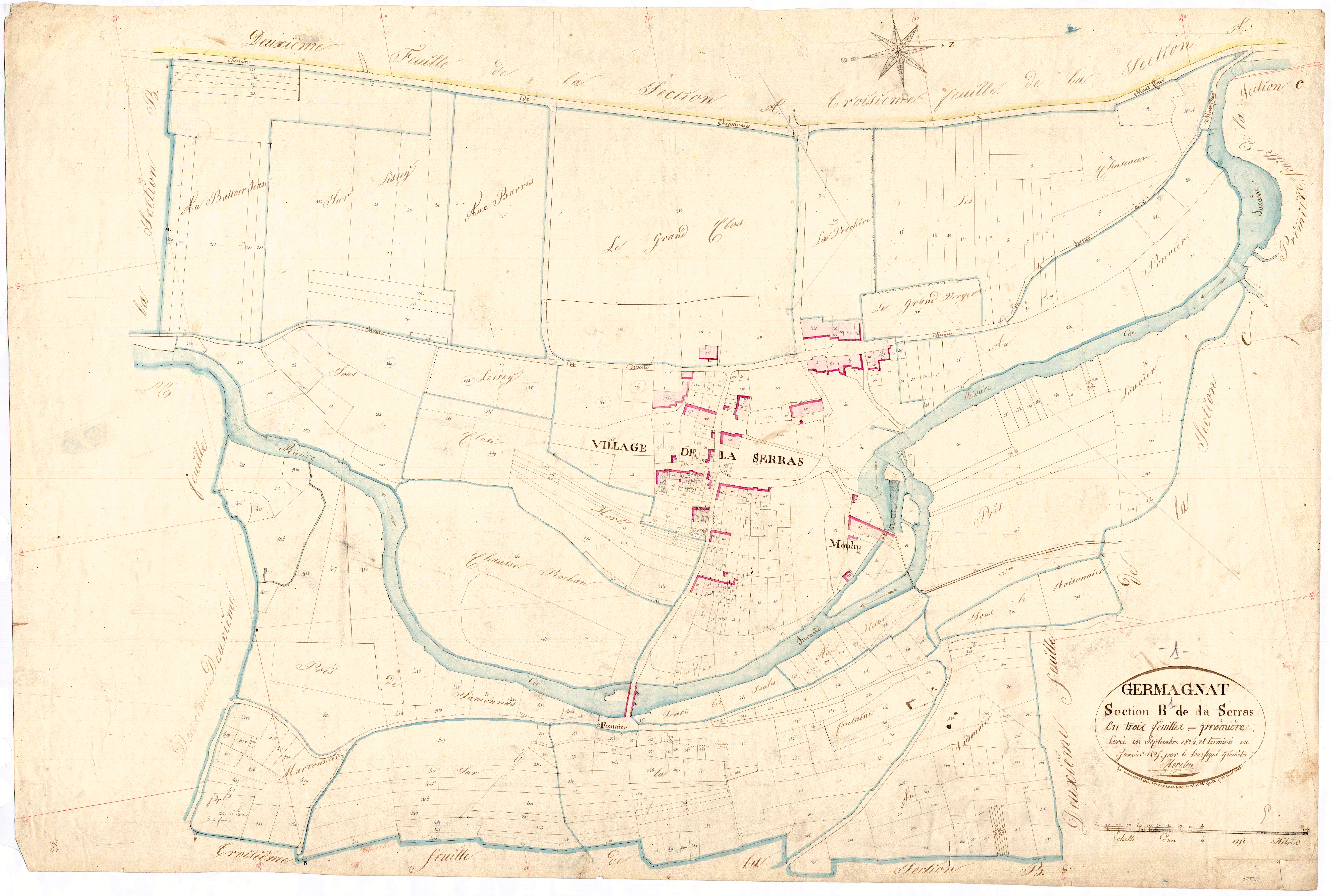 Germagnat - 3 P 6236 - 3 P 6236 -  Feuille 1  (1824)