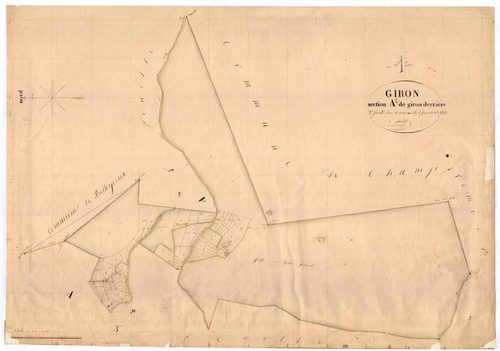 Giron - 3 P 6283 - 3 P 6283 -  Feuille 2  (1833)