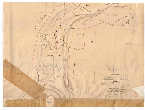 Giron - 3 P 6281 - 3 P 6281 -  Tableau d'assemblage  (1833)