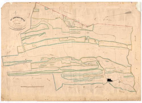 Le Grand-Abergement (Haut Valromey, Ain, France ; ancienne commune) - 3 P 6850 - 3 P 6850 -  Feuille 3  (1837)