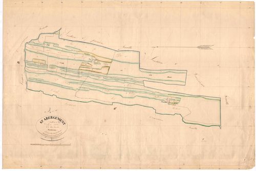 Le Grand-Abergement (Haut Valromey, Ain, France ; ancienne commune) - 3 P 6849 - 3 P 6849 -  Feuille 2  (1837)