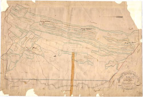 Le Grand-Abergement (Haut Valromey, Ain, France ; ancienne commune) - 3 P 6843 - 3 P 6843 -  Feuille 1  (1837)