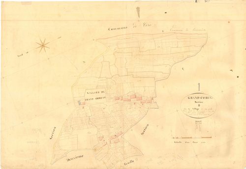 Grand-Corent - 3 P 6308 - 3 P 6308 -  Feuille 1  (1827)
