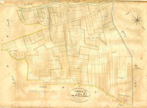 Grièges - 3 P 6328 - 3 P 6328 -  Feuille 3  (1834)