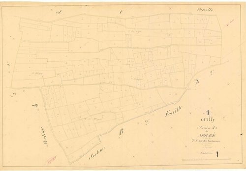 Grilly - 3 P 6340 - 3 P 6340 -  Feuille 3  (1845)