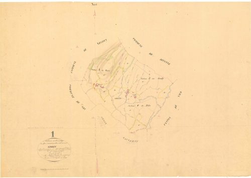 Grilly - 3 P 6337 - 3 P 6337 -  Tableau d'assemblage  (1845)