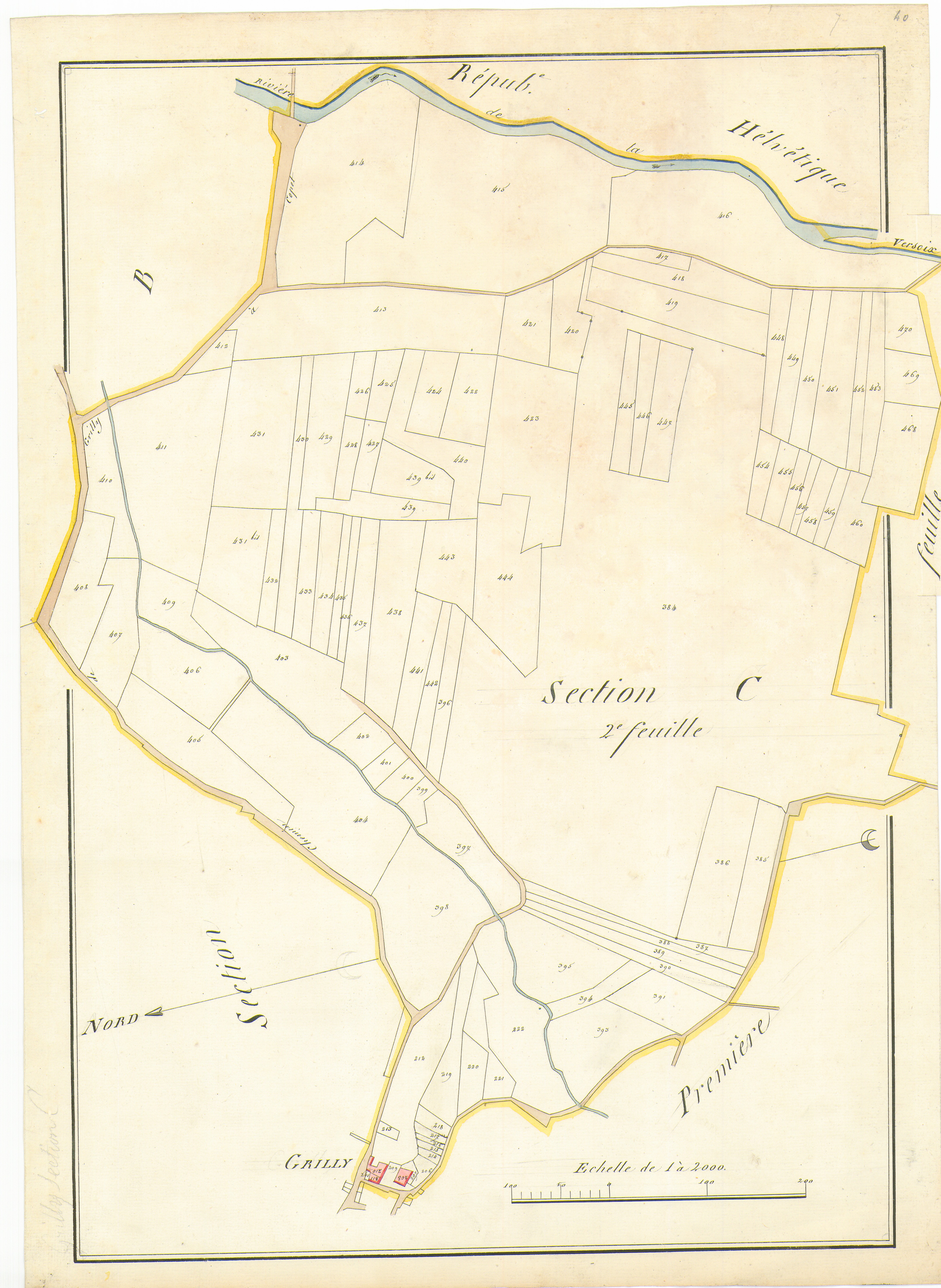 Grilly - 3 P 10093-7 - 3 P 10093-7 -  Feuille 2  (1807)