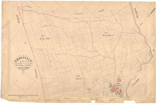 Groissiat - 3 P 6360 - 3 P 6360 -  Feuille 2  (1839)