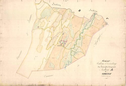 Groissiat - 3 P 6349 - 3 P 6349 -  Section A  (1839)