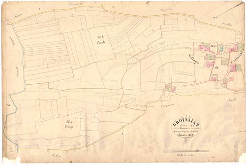Groissiat - 3 P 6355 - 3 P 6355 -  Feuille 4  (1839)