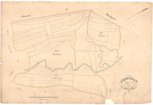 Groissiat - 3 P 6353 - 3 P 6353 -  Feuille 2  (1839)