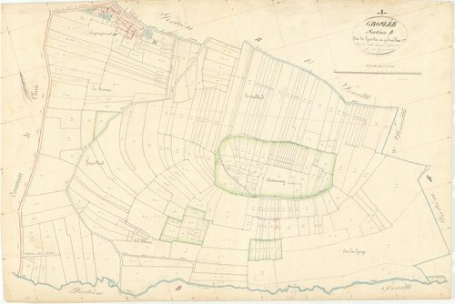 Groslée - 3 P 6372 - 3 P 6372 -  Feuille 7  (1840)