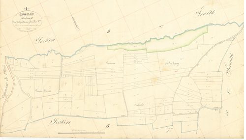 Groslée - 3 P 6371 - 3 P 6371 -  Feuille 6  (1840)