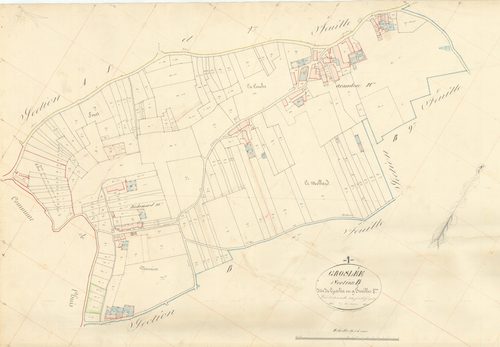 Groslée - 3 P 6373 - 3 P 6373 -  Feuille 8  (1840)