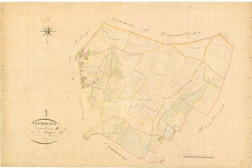 Guéreins - 3 P 6377 - 3 P 6377 -  Feuille 1  (1829)