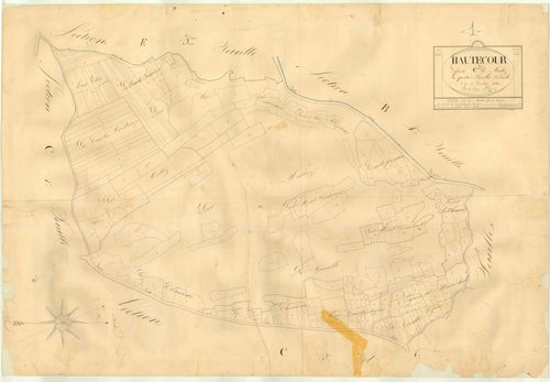 Hautecourt - 3 P 6386 - 3 P 6386 -  Feuille 2  (1827)