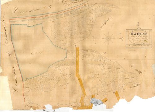 Hautecourt - 1777 W 210-3 - 1777 W 210-3 -  Feuille 4  (1827)