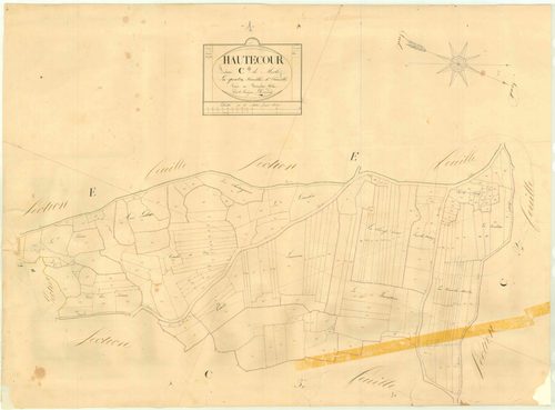 Hautecourt - 3 P 6388 - 3 P 6388 -  Feuille 4  (1827)